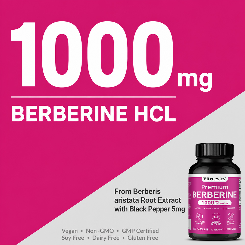 Berberine HCl Supplement 1000m - огляд і ціна Berberine Hcl Capsule