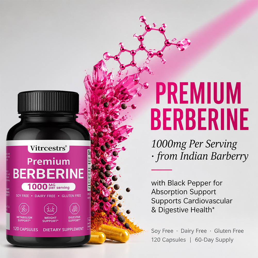 Berberine HCl Supplement 1000m - огляд і ціна Berberine Hcl Capsule