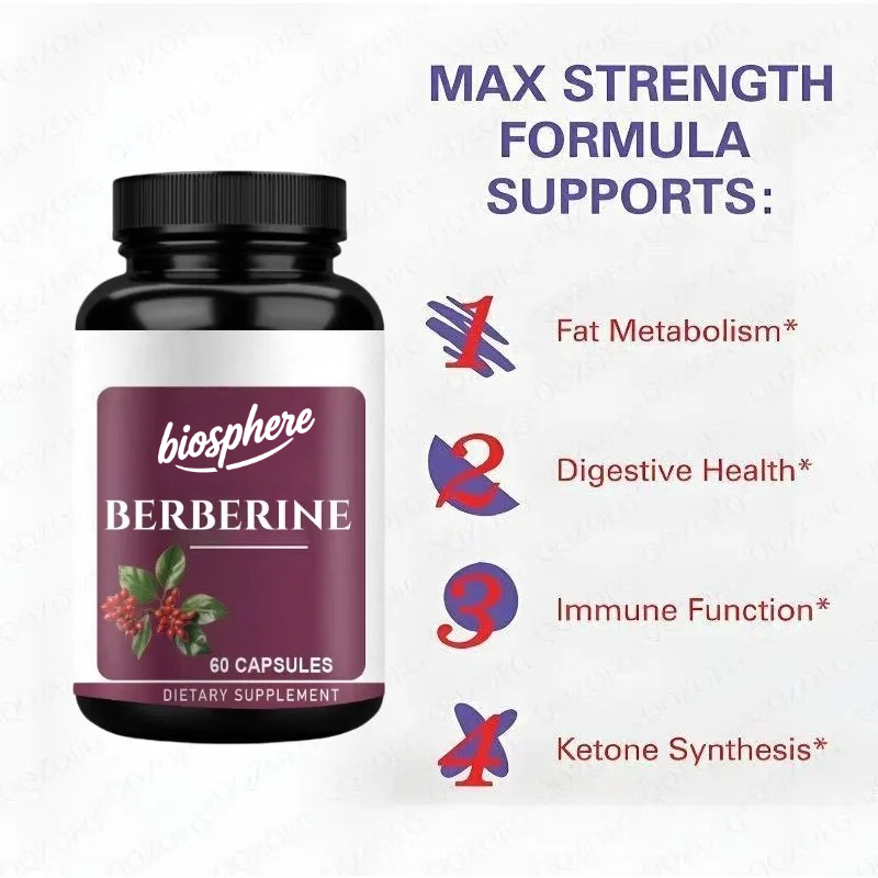 Berberine Supplement-60 vegeta - огляд і ціна Berberine Hcl Capsule