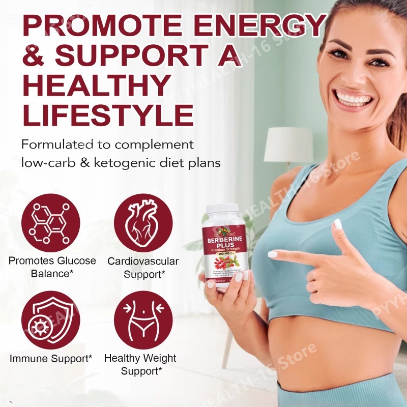 Berberine Capsules 1200mg Per  - огляд і ціна Berberine Hcl Capsule
